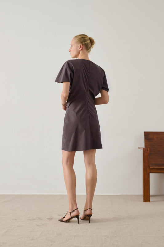 Robe Iva - Charbon - Coton - Femme