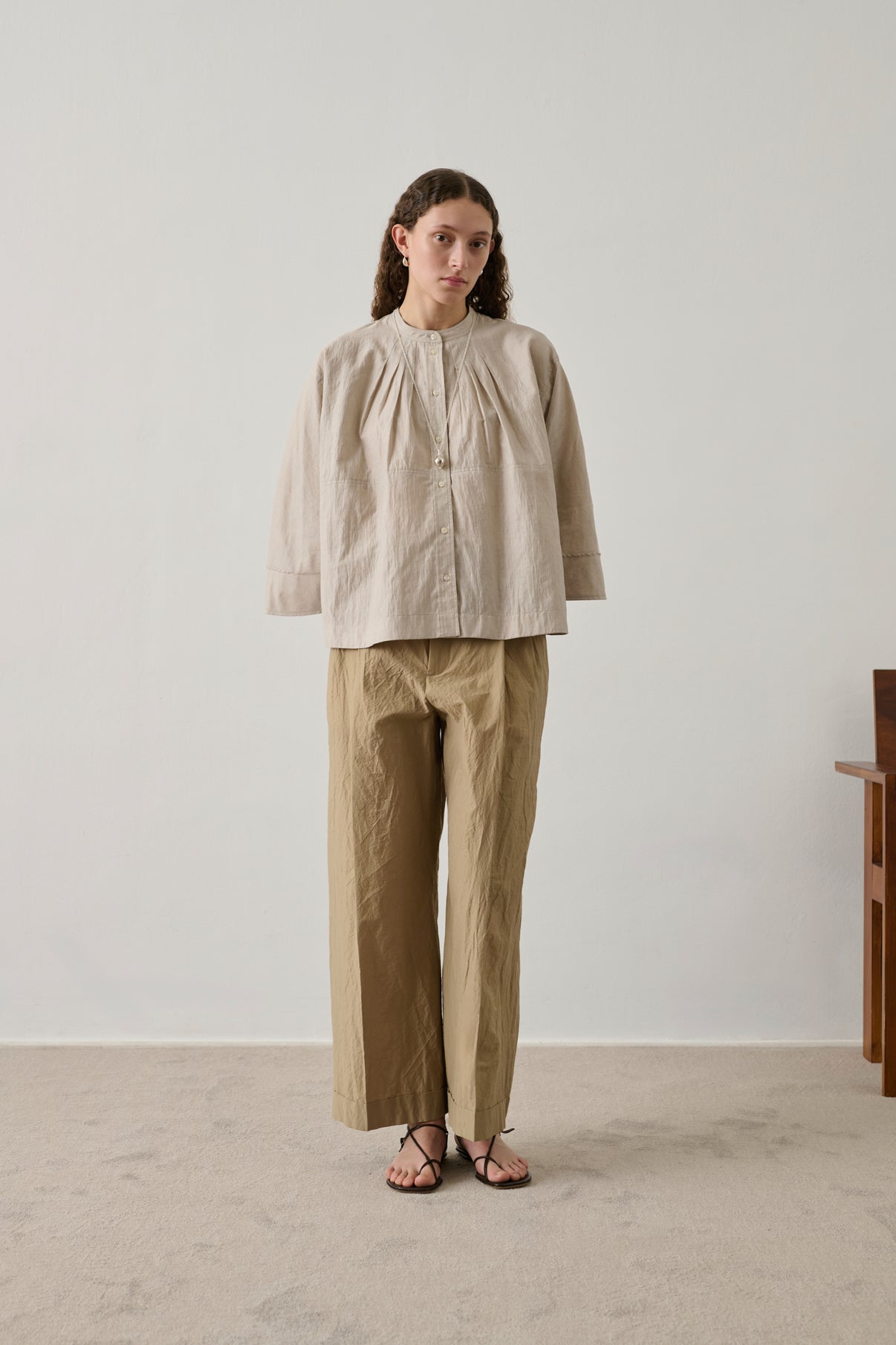 Blouse Hennie - Mastic - Femme vue 3