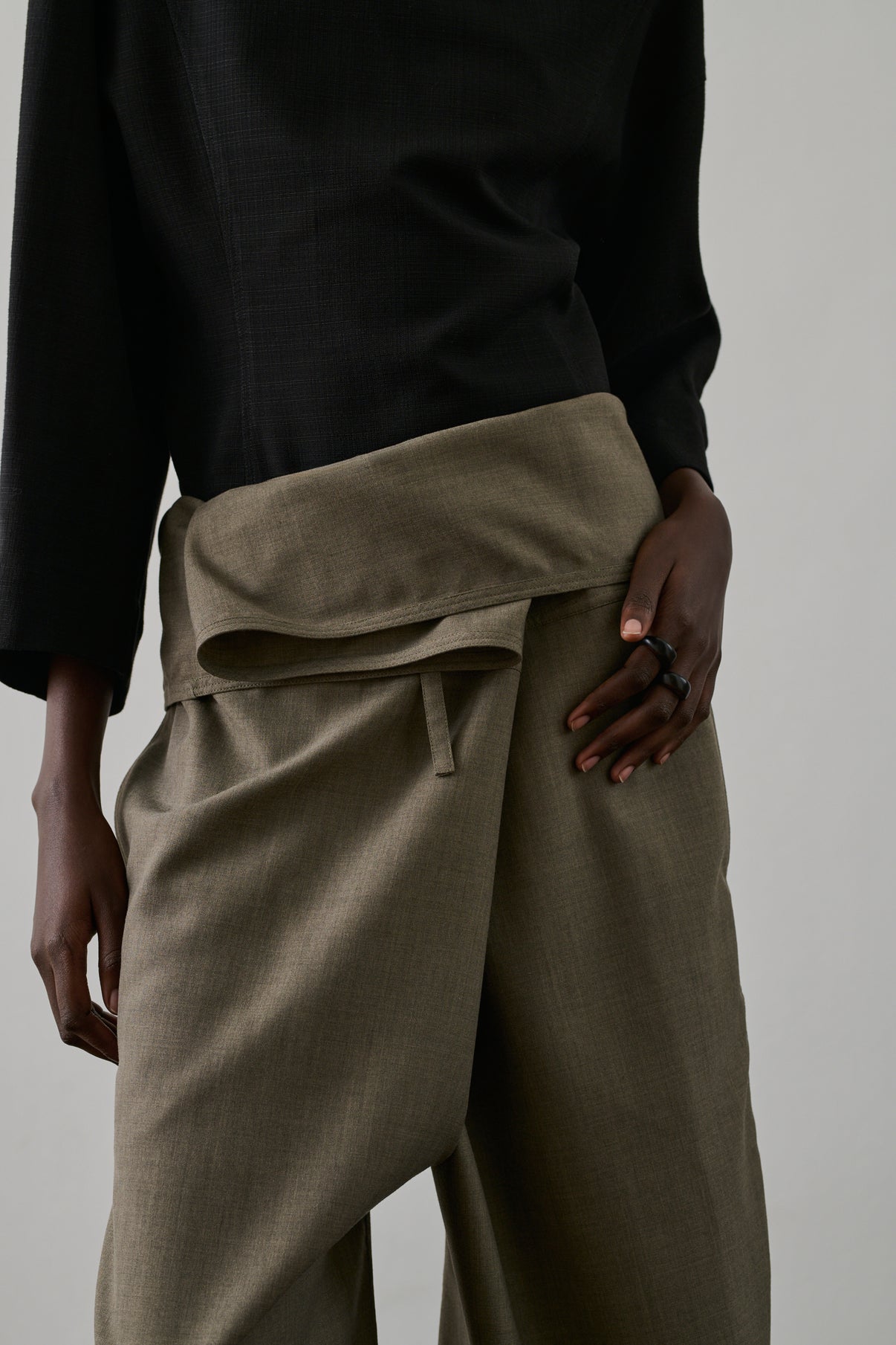 Pantalon Aloe - Gris Vert - Femme vue 3