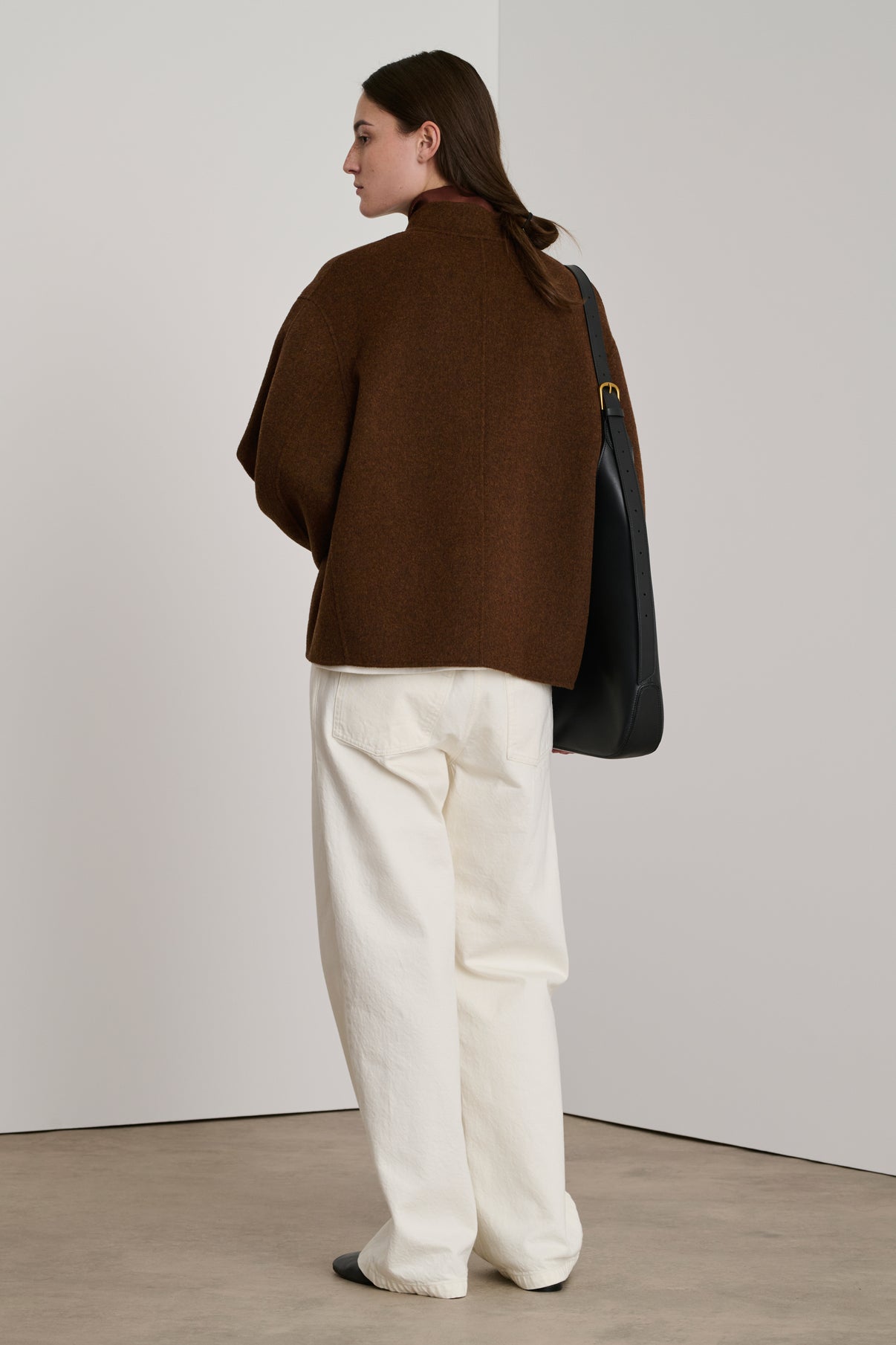 Manteau Windsor - Roux Chiné - Laine - Femme vue 2