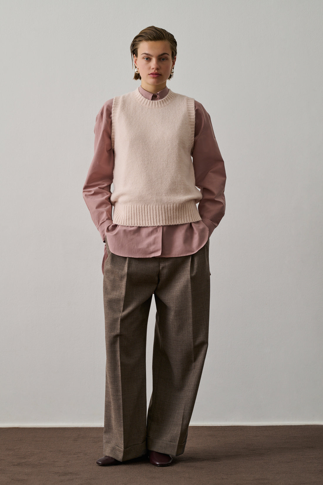 Pull Namaste - Rose Pâle - Femme