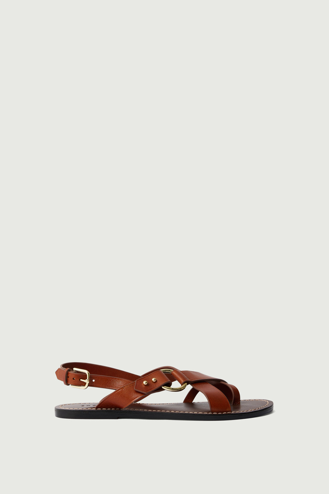 Sandales Florence - Cognac - Cuir - Femme