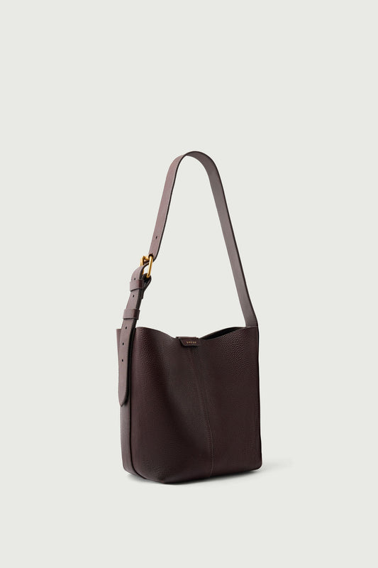 Sac Saudade Mini - Marron Foncé - Cuir - Femme