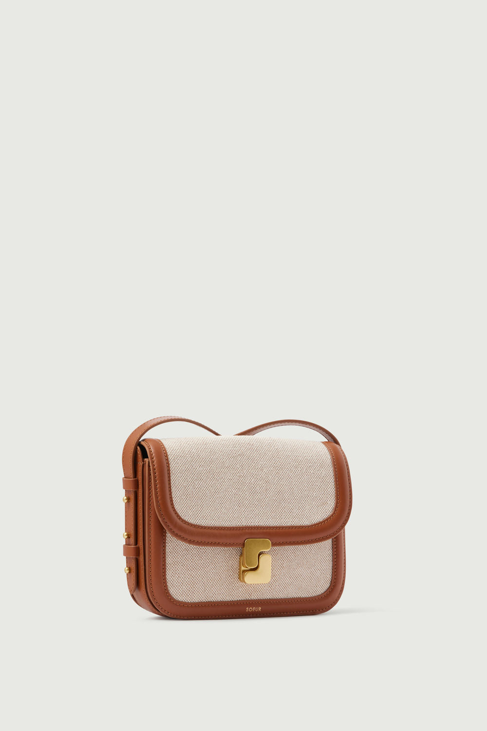 Sac Bellissima Mini - Écru/Naturel - Cuir - Femme vue 3